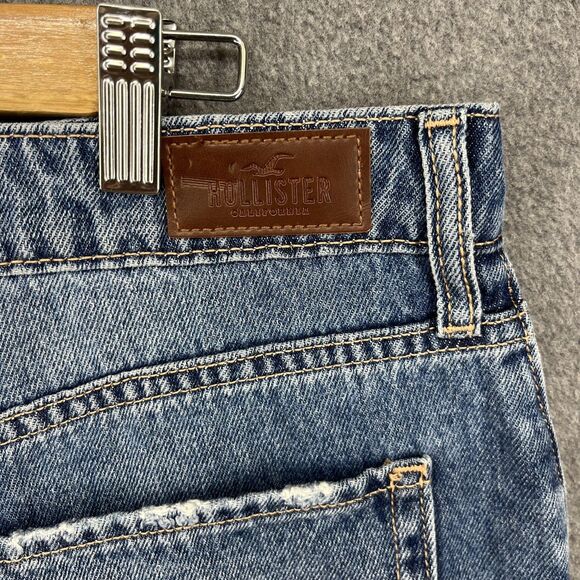 Hollister Shorts Womens 9 W29 Ultra High Rise Vintage Relaxed Mom Distressed - Picture 12 of 15